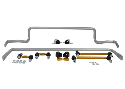 Whiteline 08-17 Mitsubishi Lancer Front & Rear Sway Bar Kit.