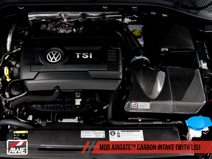 AWE Tuning 1.8T/2.0T Carbon Fiber AirGate Intake w/ Lid [2660-15024]