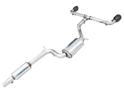 AWE Tuning Touring Catback Exhaust - Diamond Black Tips | 3015-33658