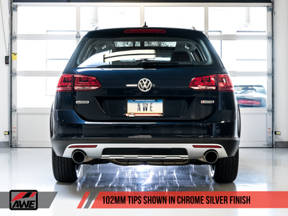 AWE Tuning Touring Catback Exhaust - Polished Tips | 3015-32098
