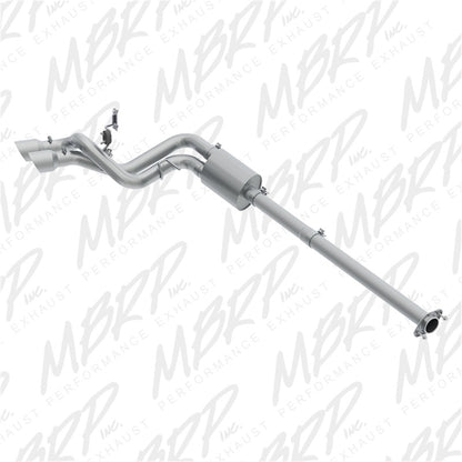 MBRP 09-14 Ford F150 Pre-Axle 4.5in OD Tips Dual Outlet 3in AL Cat Back.