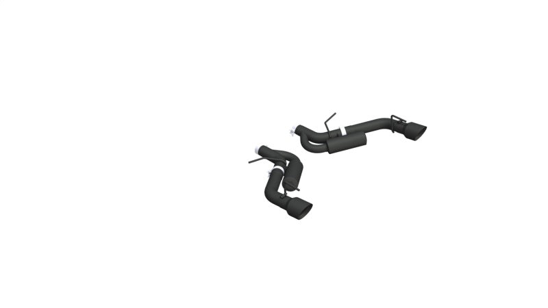 MBRP 16-19 Chevrolet Camaro SS Dual Rear Exit Axle Back w/ 4.5in OD Tips - BLK (Non NPP Models).