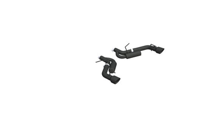 MBRP 16-19 Chevrolet Camaro SS Dual Rear Exit Axle Back w/ 4.5in OD Tips - BLK (Non NPP Models).