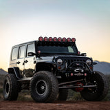 Rigid Industries 360-Series 4in LED Off-Road Drive Beam - Red Backlight (Pair).