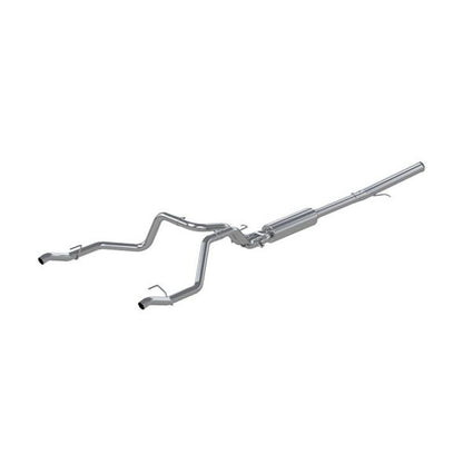MBRP 19-Up Chevy Silverado 1500 6.2L 2.5in Catback Dual Rear Exit Aluminized.