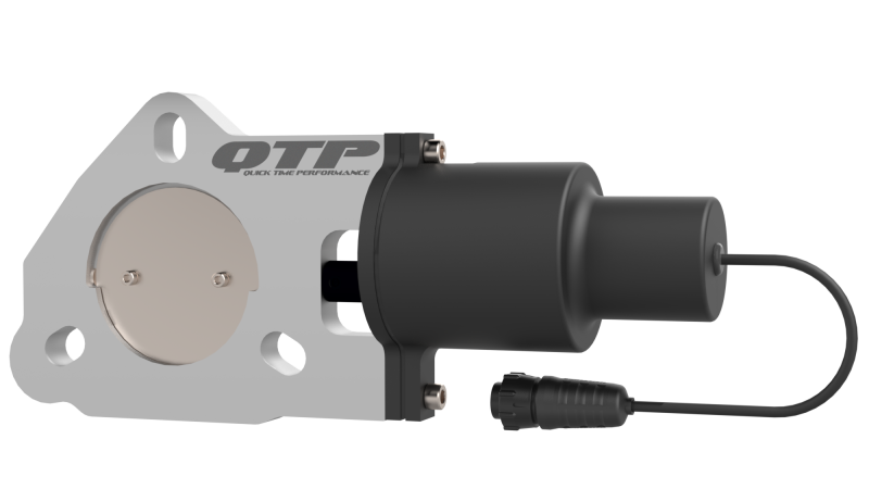 QTP 2.5in Bolt-On QTEC Electric Cutout Valve - Single.