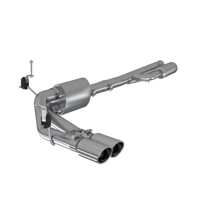 MBRP 2019+ Chevrolet Silverado 1500 4.5L/5.3L Pre-Axle Dual Side Exite w/ 4in OD Tip - AL.