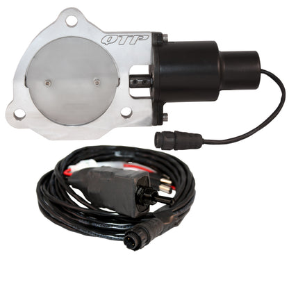 QTP 3.5in Bolt-On QTEC Electric Cutout Valve - Single.
