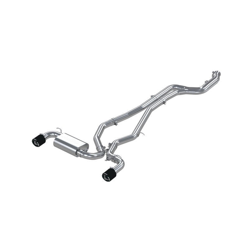 MBRP 2020+ Toyota Supra 3.0L 3in Catback Dual Rear Carbon Fiber Tips - T304.
