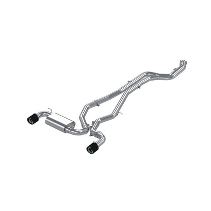 MBRP 2020+ Toyota Supra 3.0L 3in Catback Dual Rear Carbon Fiber Tips - T304.