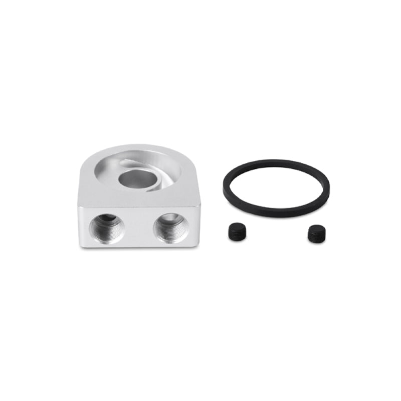 Mishimoto Silver M20 Oil Sandwich Plate.