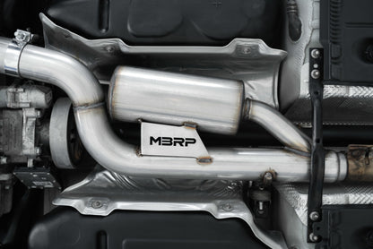 MBRP 15-19 VW Golf R 3in Cat Back Single Exit Exhaust Pro Series w/ Valve Delete - T304.