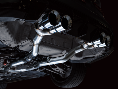 AWE Track Edition Catback Exhaust - Chrome Silver Tips | 3020-43482