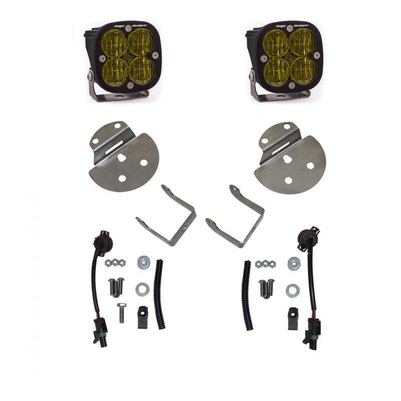Baja Designs 15-19 Canyon/Colorado Fog Light & Fog Pocket Kit - Amber.