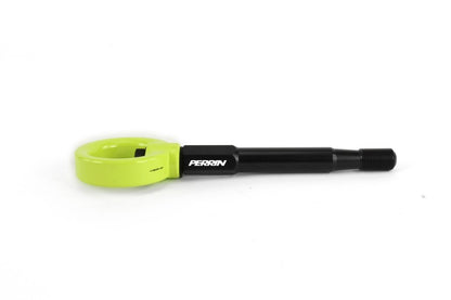 Perrin 15-19 Subaru WRX/STI Tow Hook Kit (Rear) - Neon Yellow.