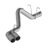 MBRP 11-15 Chevy/GMC 2500/3500 4in Filter Back Dual Outlet Single Side Alum Exhaust System.