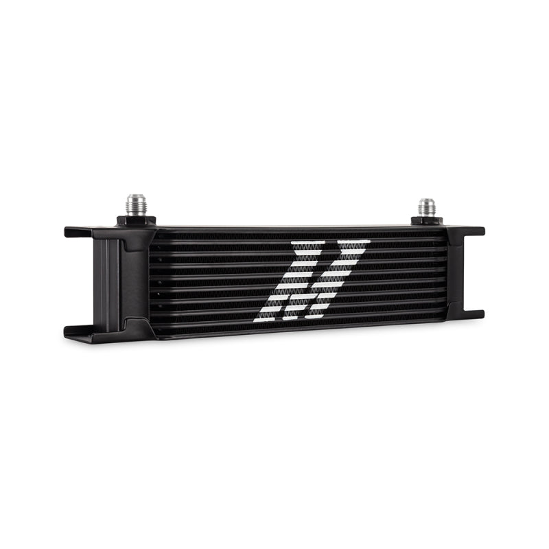 Mishimoto Universal - 6AN 10 Row Oil Cooler - Black.
