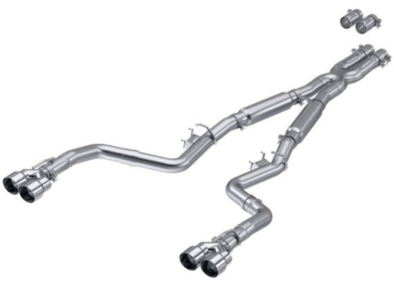 MBRP 17-Up Dodge Challenger 5.7L/6.2L/6.4L Aluminized Catback Exhaust.