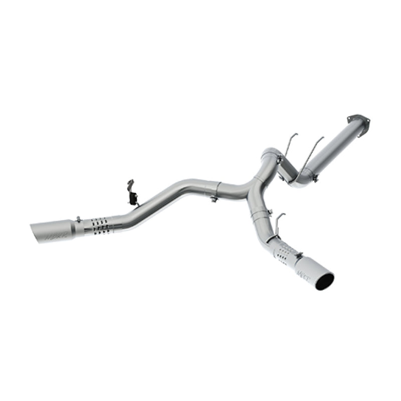 MBRP 17-19 Ford F-250/350/450 6.7L 4in Filter Back Cool Duals T409 Exhaust System.