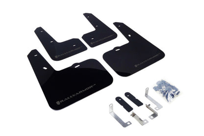 Rally Armor 12-13 Hyundai Veloster UR Black Mud Flap w/ Grey Logo.