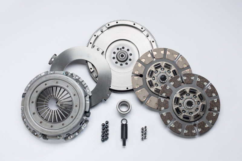 South Bend Clutch 99-03 Ford 7.3 Powerstroke ZF-6 Street Dual Disc Clutch Kit.