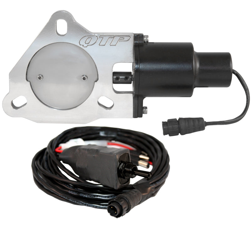 QTP 3in Bolt-On QTEC Electric Cutout Valve - Single.