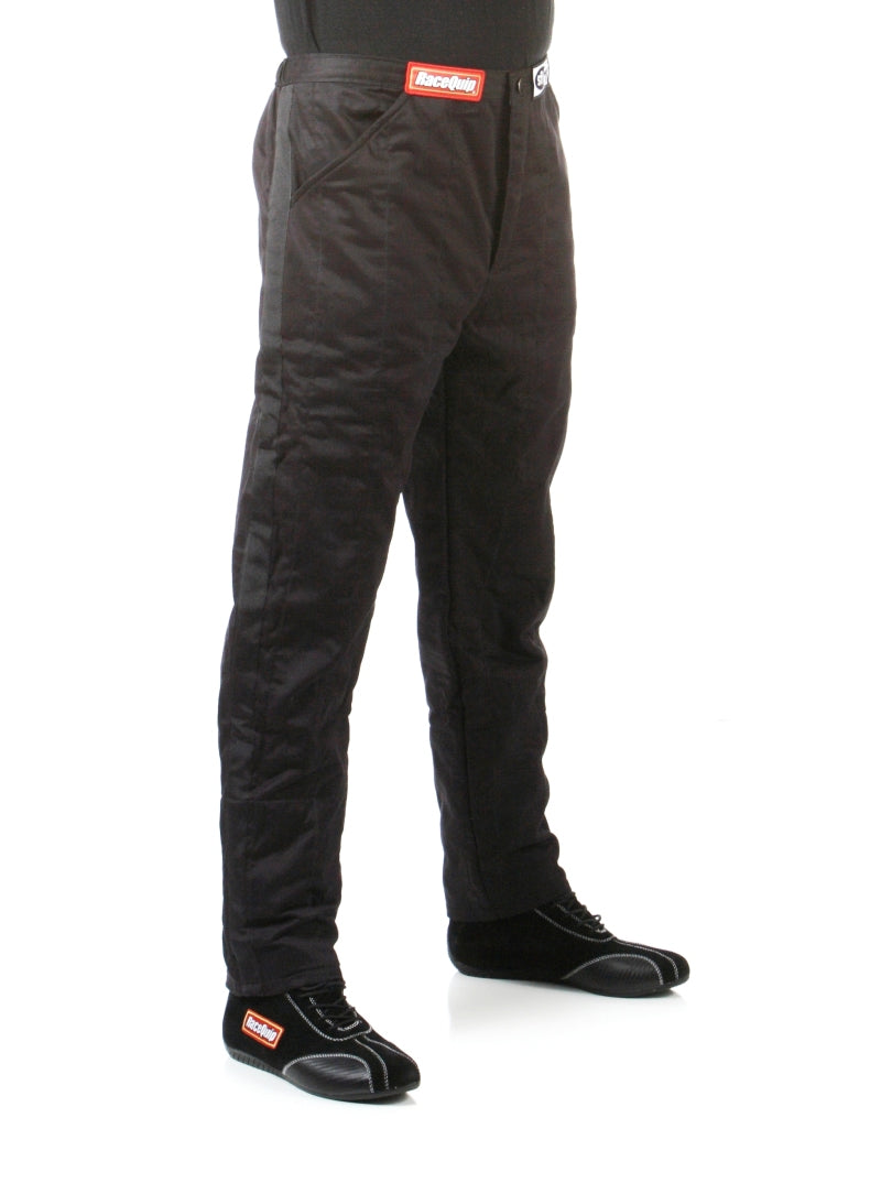 RaceQuip Black SFI-5 Pants Large.