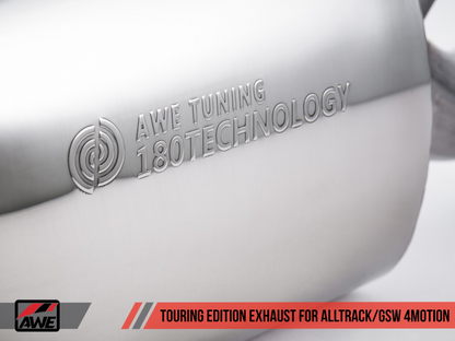 AWE Tuning Touring Catback Exhaust - Diamond Black Tips | 3015-33098