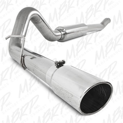 MBRP 2003-2007 Ford F-250/350 6.0L EC/CC Cat Back Single Side (Stock Cat).