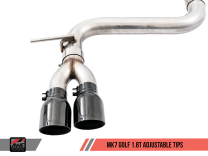 AWE Tuning Touring Catback Exhaust - Diamond Black 90MM Tips | 3015-23044