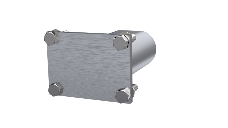 QTP 3in Weld-On QTEC Low Profile Conncetion Oval Tube Kit.