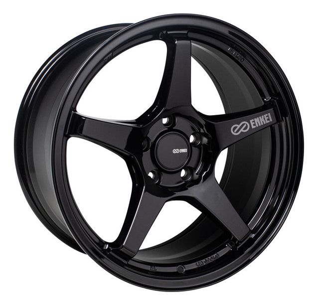 Enkei TS-5 18x9.5 5x114.3 38mm Offset 72.6mm Bore Gloss Black.