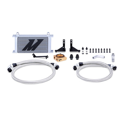Mishimoto 14-16 Ford Fiesta ST Thermostatic Oil Cooler Kit - Silver.