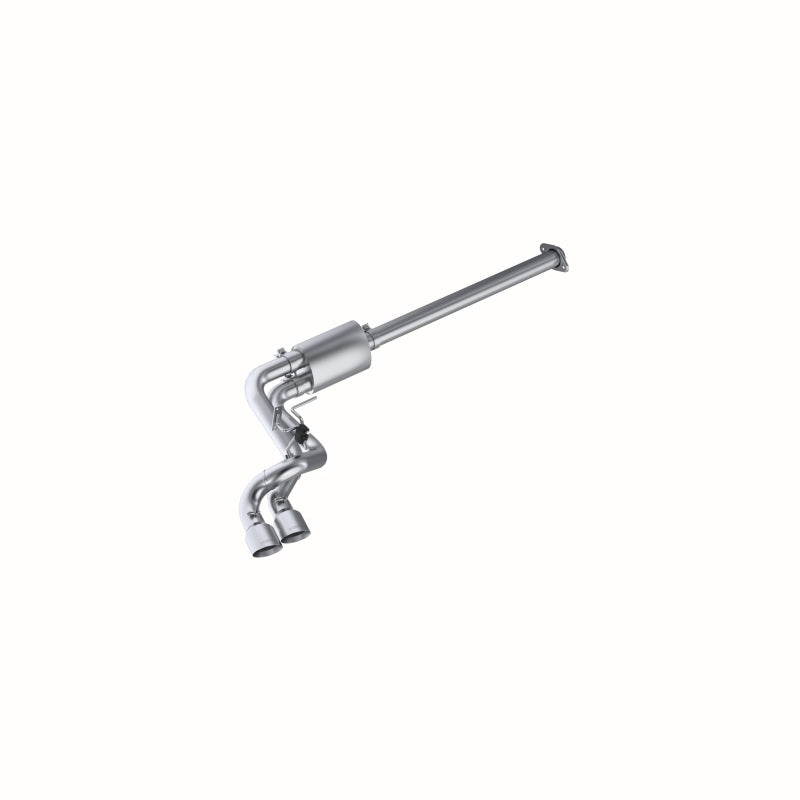 MBRP 09-14 Ford F150 Pre-Axle 4.5in OD Tips Dual Outlet T409 3in Cat Back Exhaust.