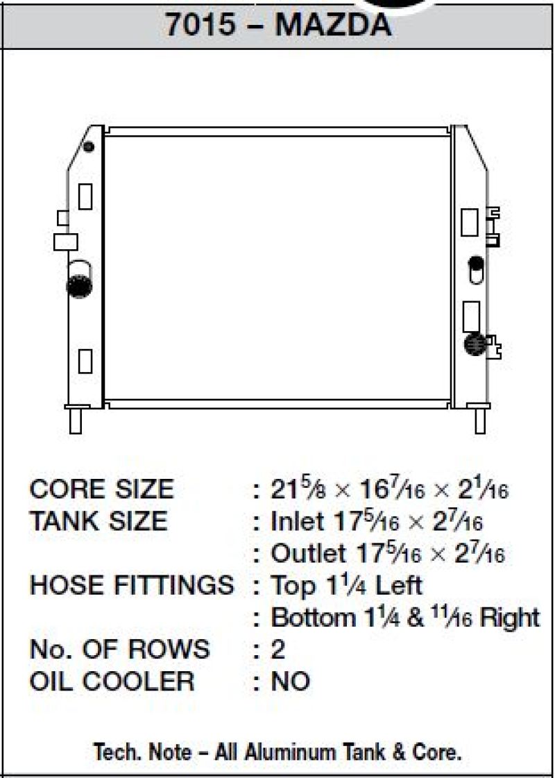 CSF 06-12 Mazda Miata Radiator.