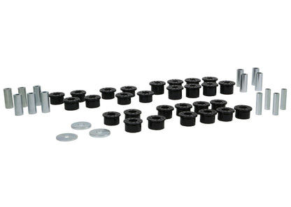 Whiteline 90-05 Mazda Miata (NA/NB Chassis) Rear Control Arm Bushing Kit.