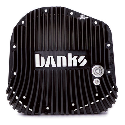 Banks 85-19 Ford F250/ F350 10.25in 12 Bolt Black-Ops Differential Cover Kit.