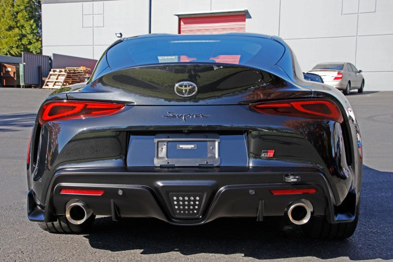 Perrin 2020 Toyota Supra Tow Hook Kit (Rear) - Black.