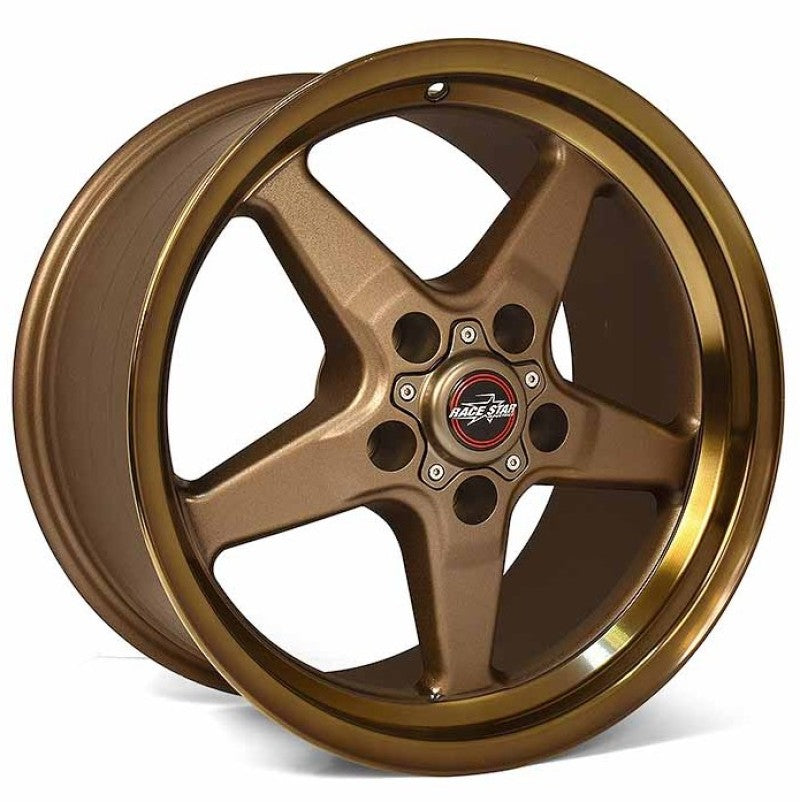 Race Star 92 Drag Star Bracket Racer 17x9.5 5x4.75BC 6BS Bronze Wheel.