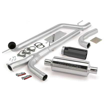 Banks Power 04-14 Nissan 5.6L Titan (All) Monster Exhaust System - SS Single Exhaust w/ Black Tip.