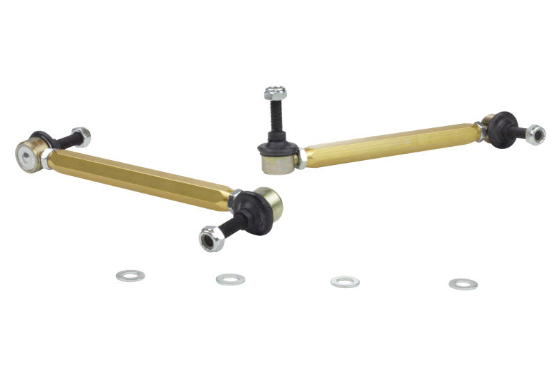 Whiteline 02-06 Mini Cooper S Rear Swaybar link kit-Adjustable ball end links.