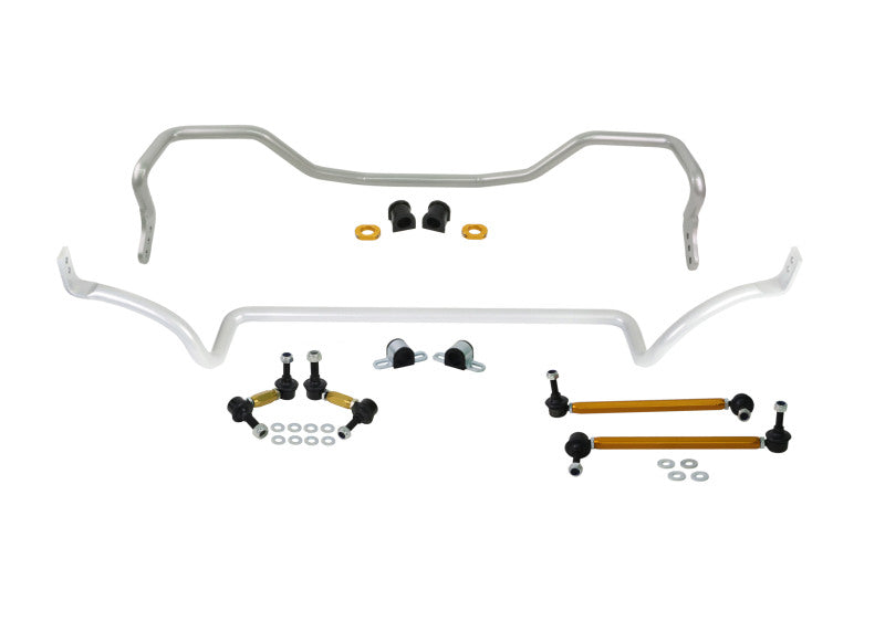 Whiteline 09-15 Mitsubishi Lancer Ralliart Front & Rear Sway Bar Kit.