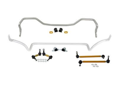 Whiteline 09-15 Mitsubishi Lancer Ralliart Front & Rear Sway Bar Kit.
