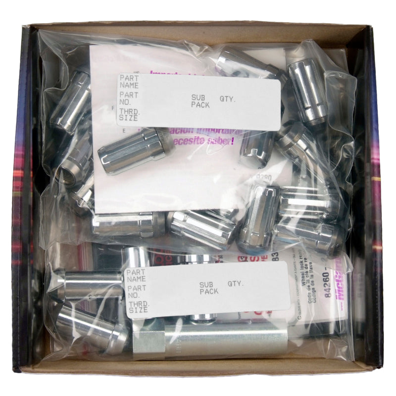 McGard SplineDrive Tuner 5 Lug Install Kit w/Locks & Tool (Cone) 1/2-20 / 13/16 Hex - Chrome.