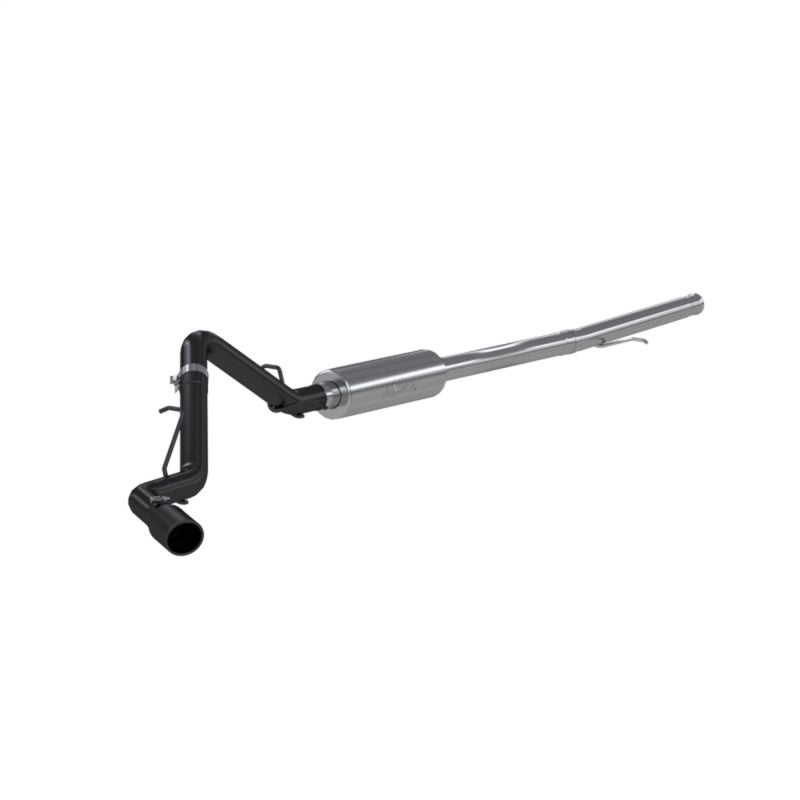 MBRP 2019 Chevrolet/GMC 1500 Silverado/Sierra 4.3L & 5.3L 3 in Cat Back, Single Side (Black Coated).