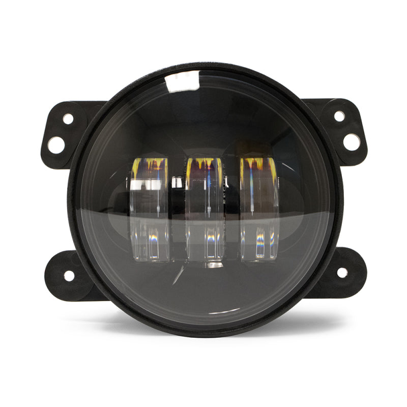 DV8 Offroad 07-18 Jeep Wrangler JK 4in 30W LED Replacement Fog Lights.