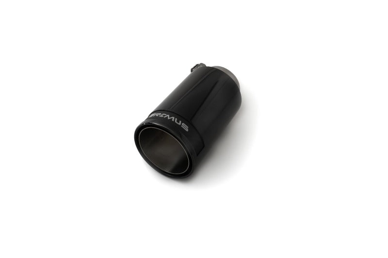 Remus Stainless Steel 98mm Black Chrome Straight w/Carbon Insert Tail Pipe (Single).