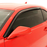 AVS 06-11 Honda Civic Coupe Ventvisor Outside Mount Window Deflectors 2pc - Smoke.