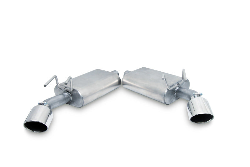 Gibson 10-15 Chevrolet Camaro LS 3.6L 2.25in Axle-Back Dual Exhaust - Aluminized.