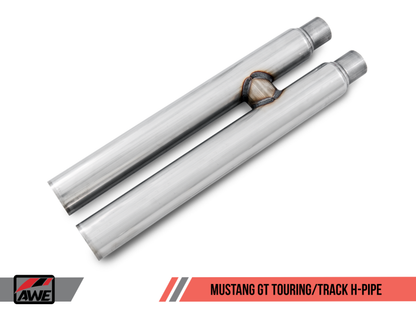 AWE Tuning S550 Mustang GT Cat-back Exhaust - Touring Edition (Diamond Black Tips).